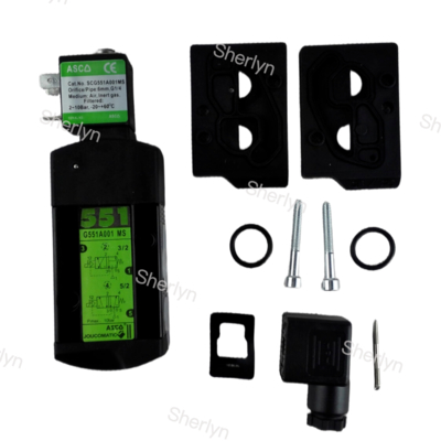 วาล์วแม่เหล็กไฟฟ้า ASCO รุ่น 551 SCG551A001MS ขดลวดเดี่ยว