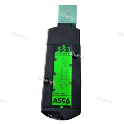 ASCO สองตําแหน่ง ห้าทางซอลีนอยด์แวลล์ SCG551A018MS คอลเล่ห์คู่