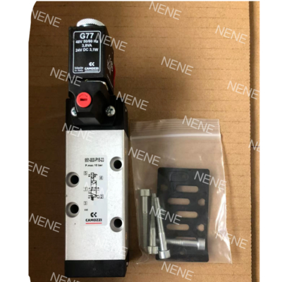 CAMOZZI  951-000-P11-23-G7J วาล์วโซลินอยด์ ISO5599-1 ขนาด 1 แบบ 5/2 ทาง, โซลินอยด์คู่ 230V AC 3.5VA