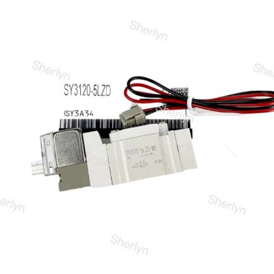 SY3120-5LZD-C8 SMC SY3000 ซีรีส์ 5 Port Solenoid Valve
