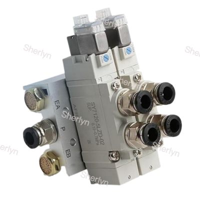 SY3120-6LZD-M5 วาล์วโซลินอยด์ SMC รุ่น SY3000 DC12V 5 พอร์ต