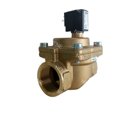 00221846 6281 G1/2 2/2 ปกติปิด รูไหล 13.0 NBR ซีล ตัววาล์วทองเหลือง AC220V 8W 0.2-16บาร์ -10~+80 ℃ วาล์วโซลินอยด์ BURKERT