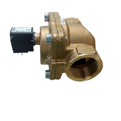 00221952 G1/2 2/2 Normally Closed 13.0 Flow Hole NBR Sealed Brass Valve Body Burkert Solenoid Valve DC24V 8W 0.2-16bar -10~+80 ℃ 6281 Type
