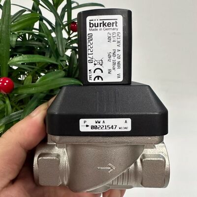 BurkeRT 6213EV 00222168 00222169 00222170 วาล์วโซลินอยด์แบบปกติปิด สแตนเลสสตีล วาล์วควบคุมนิวเมติก