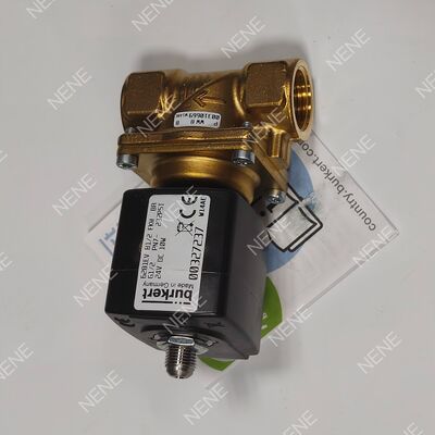 วาล์วโซเลนอยด์กระเป๋าเหล็ก BURKERT ประเภท 6281 00221871 G1/2 2/2 Way ปิดปกติ FKM Seal 13.0 ช่อง DC24V 8W 0.2-16bar 0 ถึง +120 °C