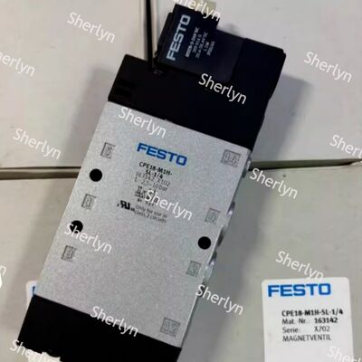 FESTO วาล์วซอลีนอยด์อากาศ CPE18-M1H-3GL-1/4 163141