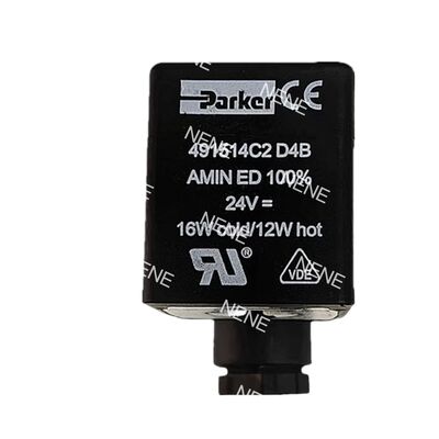 คอยล์โซลินอยด์วาล์ว PARKER 491514C2 DC24V 16W สำหรับระบบนิวเมติก
