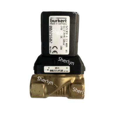 วาล์วแม่เหล็กไฟฟ้า Burkert 00221936 6281 ชนิด G3/4 NBR ซีลทองเหลือง