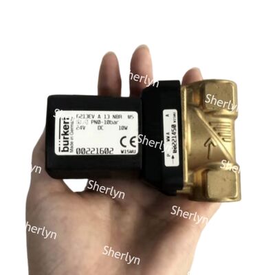 วาล์วแม่เหล็กไฟฟ้า Burkert 00221936 6281 ชนิด G3/4 NBR ซีลทองเหลือง