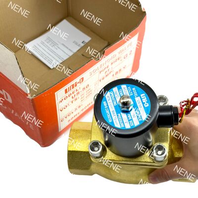 US-50 UNID วาล์วโซเลนอยด์ปนูมาติก ทองแดง 2" ORIFICE 50 มม 2 นิ้ว -5 °C ~ 185 °C