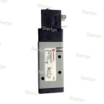 โซลินอยด์วาล์วควบคุมด้วยนำร่อง NORGREN V61B313A-A212J สองตำแหน่ง สามทาง ปกติเปิด ควบคุมอิเล็กทรอนิกส์เดี่ยว