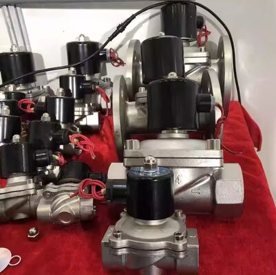 โซลินอยด์วาล์วน้ำ วาล์วไอน้ำ วาล์วลม โซลินอยด์วาล์ว SUW-25 สแตนเลส SUS 316