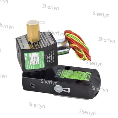 ASCO Solenoid Valve EF551H401MO กันระเบิด G1/4 ซีรีย์ 551 สายโค้ลเดียว