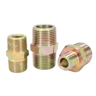 ปากแบน 1/4 "สหภาพร่วมเหล็กก๊าบอนสหภาพ BSP Thread ลดสหภาพท่อ Fitting