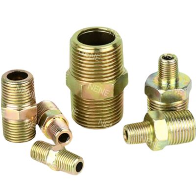 ปากแบน 1/4 "สหภาพร่วมเหล็กก๊าบอนสหภาพ BSP Thread ลดสหภาพท่อ Fitting