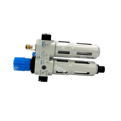 ชุด FRC นิวแมติก G1/8 0.5-12บาร์ Festo FRC-1/8-D-MINI-A-MPA 8002270 โลหะผสมสังกะสี 40 ไมครอน ระบบระบายน้ำอัตโนมัติเต็มรูปแบบพร้อมเกจ MPA