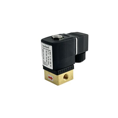 6013 Series BURKERT โซลินอยด์วาล์วควบคุมของเหลว 00134249, แรงดันสูง 16บาร์, อินเทอร์เฟซ G1/8, รู 2.5 มม., ซีล FKM ทนการกัดกร่อน, 24VDC 8W