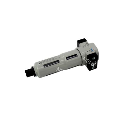 ตัวกรอง-เรกูเลเตอร์ 40 ไมครอน 0.5-7 บาร์ Festo LFR-1/8-D-7-MINI 162702 G1/8 โลหะผสมสังกะสี พร้อมมาตรวัดแรงดัน ระบบระบายน้ำแบบแมนนวล
