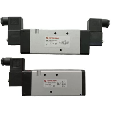 V61B317A-A212J NORGREN พิล็อตทํางานซอลีนอยด์แวลฟ์กับสองตําแหน่งสามทาง NO การควบคุมอิเล็กทรอนิกส์เดียว