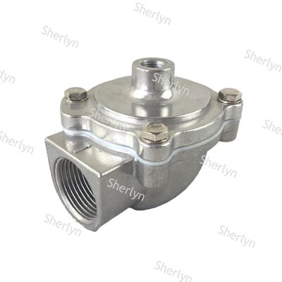 1 นิ้ว ASCO G353A042 เกลียวโซลินอยด์วาล์วชีพจรโครงสร้างโลหะผสมอลูมิเนียมตอบสนองอย่างรวดเร็ว