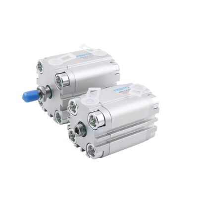 30 มิลลิเมตร สตรอค Festo ADVU-12-30-P-A 156505 ซิลินดาร์คอมแพคต์การกระทําสอง 12 มิลลิเมตร ช่องเจาะเส้นภายใน M5 Port พิสตันแม่เหล็ก ISO 6432