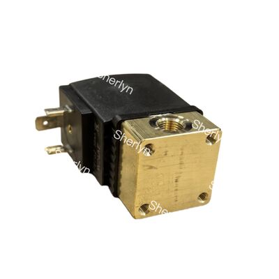 24V DC FKM โซลินอยด์วาล์วทองเหลืองไหลสูงปิดผนึก Burkert 00270133 – พอร์ต G1 1/4, ปาก 40 มม., 0.2-16 บาร์, อุณหภูมิสื่อสูงถึง +120°C