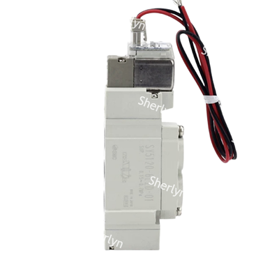 มนฟอลด์มอนท์ที่เข้ากันได้ SMC SY3120-5LZD-C6 C6 Port Solenoid Valve Drives เครื่องจับลมของเครื่องติดตั้งการประกอบ