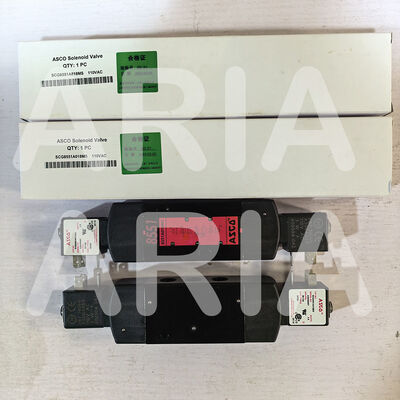 ASCO SC8551A018MS SC8551A017MS 24DC AC110V อลูมิเนียม 4 ทิศทาง 1/4 ในโซลินอยด์วาล์วนามูร์เมาท์