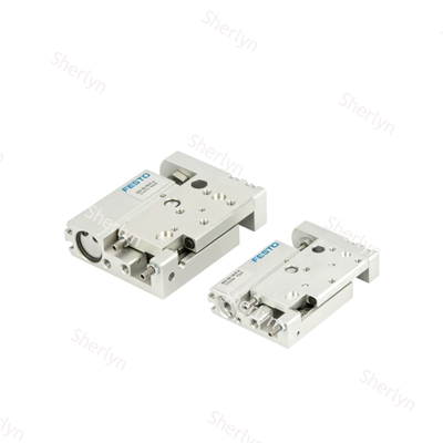 FESTO 170503 SLF-6-10-P-A กระบอกอากาศสไลด์เส้นตรงที่มีการกระทําสองครั้ง กระบอกอากาศสไลด์เส้นตรง 6 × 10 มิลลิเมตร กระเป๋าอัลลูมิเนียมที่ทนทานต่อการกัดสลาย คูชั่นปลายยืดหยุ่นสําหรับอุปกรณ์อัตโนมัติ