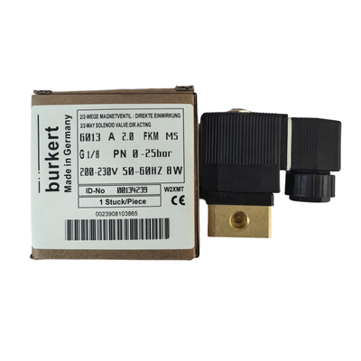 6013 EPDM วัสดุซีลไดอะแฟรมโซลินอยด์วาล์วนำร่องความดัน 0 ถึง 16 บาร์สำหรับระบบอัตโนมัติทางอุตสาหกรรม