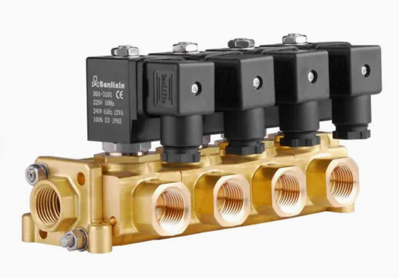 DC24V พนูเมติกซอลีนอยด์แวลล์ กล่องเหล็ก FKM Plug เหมาะสําหรับอุตสาหกรรมพนูเมติกอัตโนมัติ 137830