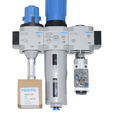ภาระหนัก LF-3/4-D-MAXI FESTO ซีรีส์ D เครื่องกรองอากาศ G3/4 Port Manual Drain 0.5 ถึง 12 รางทํางาน