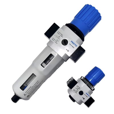 ภาระหนัก LF-3/4-D-MAXI FESTO ซีรีส์ D เครื่องกรองอากาศ G3/4 Port Manual Drain 0.5 ถึง 12 รางทํางาน