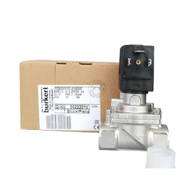 G1/2 ′′ Port Size วาล์วน้ํา 24V DC วาล์วโซเลนอยด์ที่ยั่งยืน เหมาะสําหรับควบคุมการไหลของน้ําในกระบวนการอุตสาหกรรม 00222010