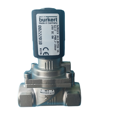 G1/2 ′′ Port Size วาล์วน้ํา 24V DC วาล์วโซเลนอยด์ที่ยั่งยืน เหมาะสําหรับควบคุมการไหลของน้ําในกระบวนการอุตสาหกรรม 00222010