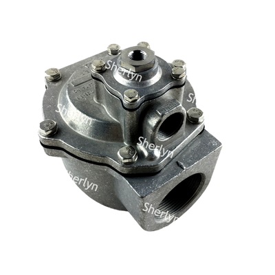 G353A048 วาล์วเจ็ตปลอตแบบบูรณาการ ASCO 353 ซีรี่ย์ 1.5 "มุมซอลีนอยด์วาล์ว อลูมิเนียมสําหรับทําความสะอาดถุงฝุ่น