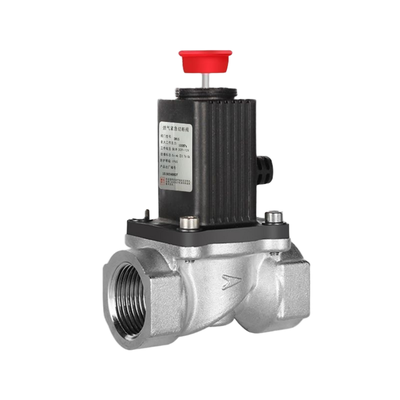 MQ-1/2-15 วาล์วโซเลนอยด์ 15 มิลลิเมตร ขนาดช่อง 1/2 '' ขนาดประตู NBR ผ่าตัด AC220V 0.05 Mpa ร่างสแตนเลส
