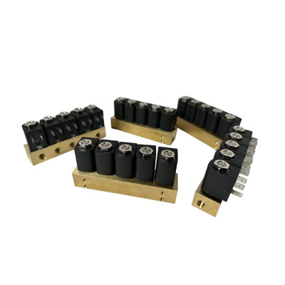 1913BA302 โซลินอยด์วาล์วทองเหลืองทำหน้าที่โดยตรง 1/4 '' ขนาดพอร์ต 2/2 วิธีปิดวัสดุซีล EPDM ปกติ