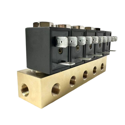 1/4' Port Size Pneumatic Solenoid Valve 1913BB302 การทํางานโดยตรงที่มีวัสดุ FKM Seal 2/2 Way เปิดปกติ