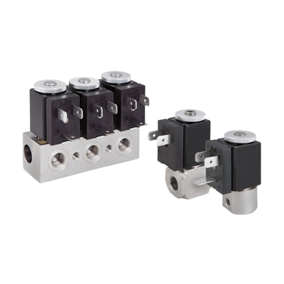 1/8 ขนาดพอร์ต 1913BA161-S สแตนเลสวาล์วขดลวดแม่เหล็กไฟฟ้า 2 ทางปกติปิด NBR Seal วัสดุ 1.6 มม. ขนาดปาก