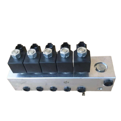 1-Inlet-8-Outlet 2V025-06-8F ซอลีนอยด์แวลล์ มานิโฟลด์และ 2V025-06-10F 1-Inlet-10-Outlet FKM วงแหวนปุ่มปุ่มอากาศหลายตําแหน่ง