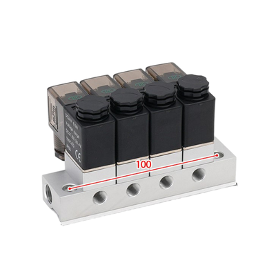 1-Inlet-5-Outlet 2V025-06-5F โซเลนอยด์แวลล์มานิโฟลด์และ 2V025-06-4F 1-Inlet-4-Outlet FKM แหวนปริมณฑล