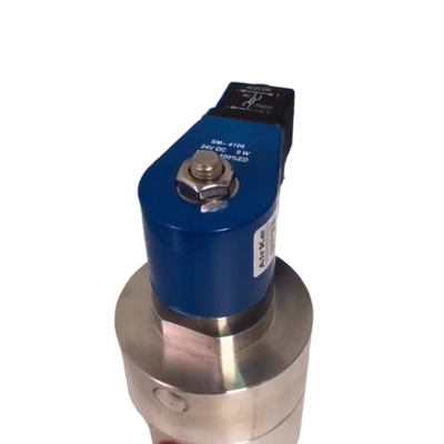 H3S10B03 PEEK วัสดุซีลนิวเมติกโซลินอยวาล์ว 10 มม.ปากขนาด 2 WAY ปกติปิดสแตนเลสสตีล 3/8 ขนาดพอร์ต