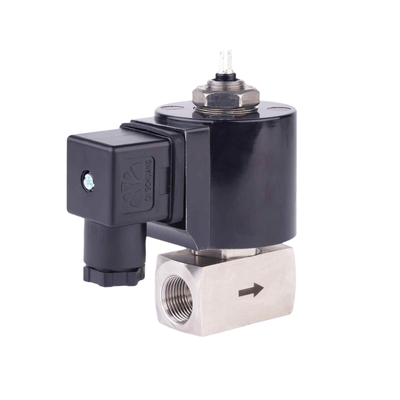 8.16AAS015B 1.5 มม.ปากขนาดสแตนเลส 304 นิวเมติกวาล์ว Solenoid โดยตรงการทำงาน G1/8 G1/4 G3/8 ขนาดพอร์ต