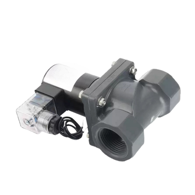 EPDM ซีลวัสดุไดอะแฟรมนักบินโซลินอยด์วาล์ว FF1U25B25 ที่มีตัว UPVC 25 มม. ขนาดปาก 1 '' ขนาดพอร์ต