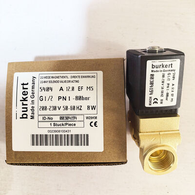 G3 8 Port Connection Burkert Solenoid Valve การสร้างที่ทนทาน เหมาะสําหรับระยะยาวในระบบอัตโนมัติอุตสาหกรรม