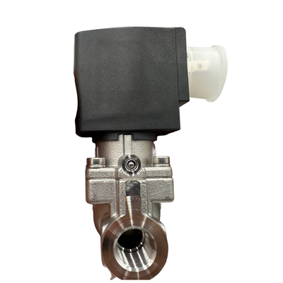 โซลินอยด์วาล์วแบบเซอร์โว Burkert Type 6281 ซีลยาง EPDM เกลียว G1/4 รู 10 มม. โครงสร้างสแตนเลสป้องกันการเสื่อมสภาพ 2/2 NC กำลังไฟ 8W ช่วงอุณหภูมิการทำงานกว้าง 00322541 00322542 00322543