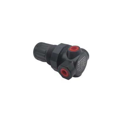 Norgren R73G-3AK-RFG ตัวลดแรงดันลมแบบมีมาตรวัด ไม่รวมโครงสร้างวาล์วแบบสมดุลป้องกันการรบกวน ลดแรงดันขาออกที่คลาดเคลื่อน สำหรับเครื่องมือลมและแหล่งจ่ายอากาศของเครื่องจักร