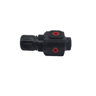 วาล์วปรับแรงดันลม Norgren R17-600-RGLA พร้อมมาตรวัดแรงดัน โครงสร้างวาล์วสมดุล แรงดันขาเข้าที่เหลื่อมล้ำ ไม่รบกวน เหมาะสำหรับเครื่องจักรในโรงงานและระบบลม