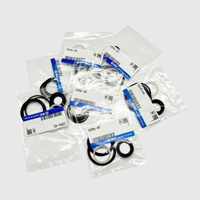 ซีลยาง SMC สำหรับกระบอกลม CQ2A/CDQ2A/CQ2B/CDQ2B50-PS PS ขนาดลูกสูบ 50 มม. สำหรับสายการผลิตอัตโนมัติ อุปกรณ์เสริมสำหรับบำรุงรักษาแอคทูเอเตอร์